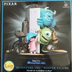 ハッピーくじ　ピクサー　PIXAR　ラスト賞モンスターズインクポスターフィギュア