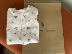 ロンパース　長袖　ラルフローレン　袋付き　9M   75  ポロベア