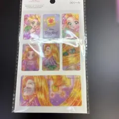 Disney Princess ラプンツェル 3Dシール 新品　中川翔子