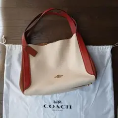 COACH ハドリー ホーボー ショルダーバッグ レザー　バイカラー