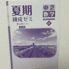 夏期　練成ゼミ　α 国語　中3 単元別テスト 2025年 SUMMER 夏期練成ゼミ / 夏特 | 育伸社