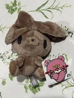 척스GP 범용 우사기 봉제인형 마스코트 브라운 라운드 원 한정