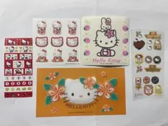 【激レア・平成レトロ】キティ ステッカー 5枚（1999年〜2002年当時物）