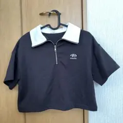 ハーフジップ 半袖