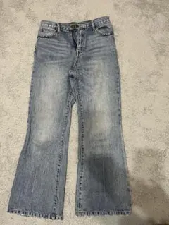 ブーツカットデニム M ライトブルー