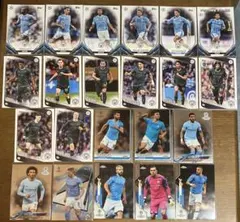 topps soccer マンチェスターシティ 22枚カードセット