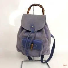 GUCCI グッチ バンブー リュックサック バックパック スエード 