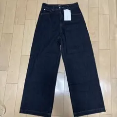 Mサイズ ワンウォッシュネイビー デニムパンツ