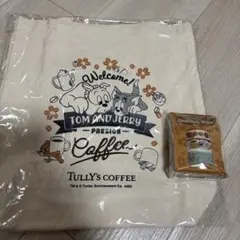トムとジェリー タリーズコーヒー トートバッグとマスキングテープ3個セット
