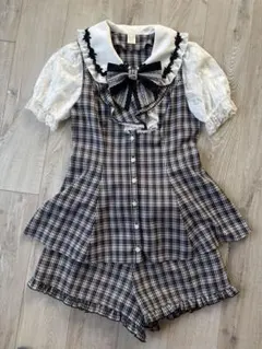 Secret Honey シークレットハニー　セットアップ　チェック　量産型地雷