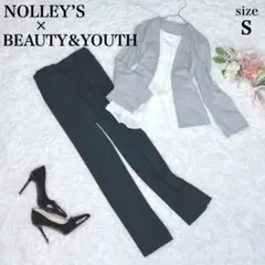 美品✨ノーリーズ ビューティ＆ユース きれいめコーデ♡ノーカラー 近年モデル