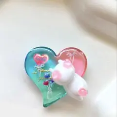 再販△】レジン ヘアゴム バルーンデザイン キャンディカラー◡̈♥︎3