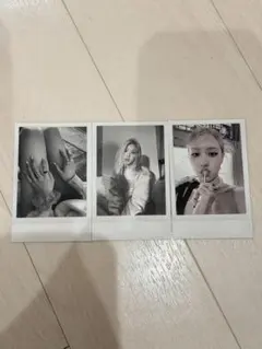 BLACKPINK ロゼ チェキ風トレカ3枚のサムネイル