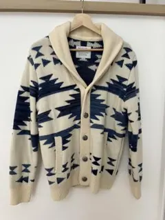 ベイフロー　ウール混ニットカーディガン サイズ4