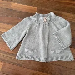 ニットボレロ　カーディガン　五部袖