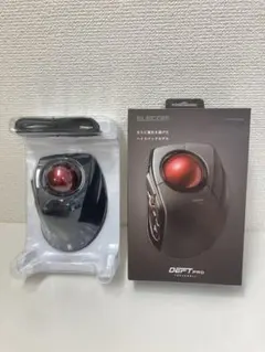 #PC124エレコムトラックボールマウス DEFT PRO M-DPT1MRBK