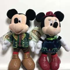【匿名配送】ミッキー　ミニー　ぬいぐるみバッジ　フォレストシアター新品タグ付き