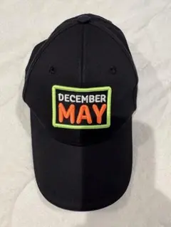 DECEMBER MAY ディセンバーメイ キャップ ホワイト ワッペン ゴルフ