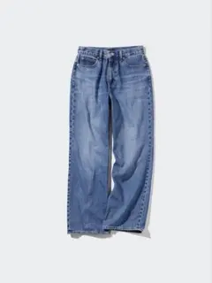 UNIQLO ワイドストレートジーンズ　25新品