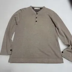 TAKEO KIKUCHI henley neck カーディガン　ニット Ｌのサムネイル