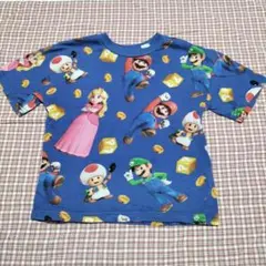 スーパーマリオ キャラクター Tシャツ 3/4T
