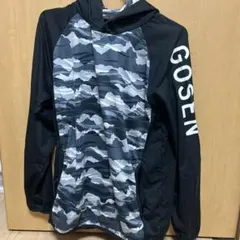 GOSEN 迷彩 ゲームウェア Lサイズ フード付き ソフトテニス