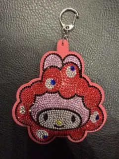 万博　ミャクミャク　サンリオコラボ　マイメロ　キラキラキーホルダー