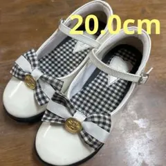 フォーマルシューズ　靴　20cm 20.0 入学式　発表会　結婚式　女の子　白