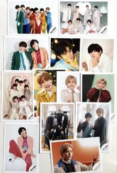 なにわ男子、道枝駿佑さん、長尾謙杜さん、高橋恭平さんブロマイド