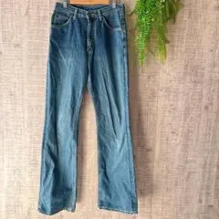 a564【Lee】レディース　ブーツカットデニム ライトブルー32×32