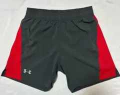 Under Armour ヒートギア ショーツ M グレー/レッド