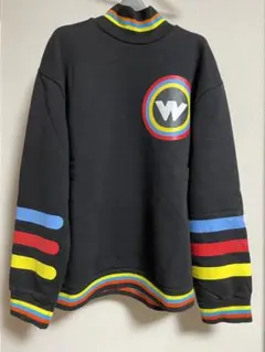 韓国 服 レディース スウェット トレーナー 裏起毛 プリント 黒 ストリート