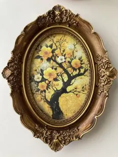 楕円形　写真立て