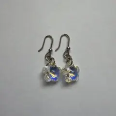 シルバー 花のピアス