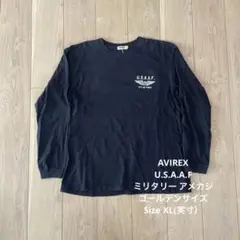 AVIREX U.S.A.A.F ミリタリー アメカジ ゴールデンサイズのサムネイル