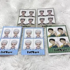 ハイキュー!!証明写真風ステッカー　木兎光太郎　大将優　星海光来