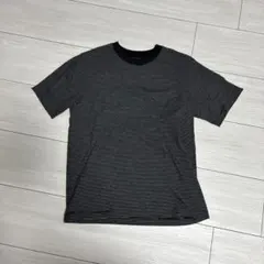 無印良品 ボーダー 半袖　Tシャツ ブラック メンズ　Sのサムネイル