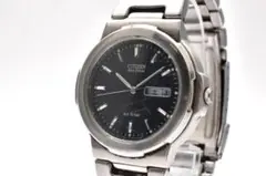 稼働品 CITIZEN シチズン メンズ腕時計 エコドライブ ネイビー ソーラー