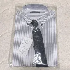 ヒロミチナカノ ストライプシャツ&ドットネクタイセット 160cm