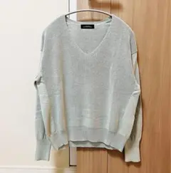 【新品・未使用】FFC カタアゼ×テンジク Vネックプルオーバーニット④