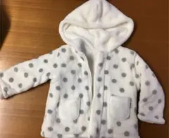 【新品未使用】コムサイズム リバーシブルパーカー 80cm