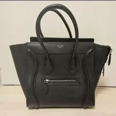 超美品！CELINE　セリーヌ　ラゲージ　マイクロショッパー　ブラック