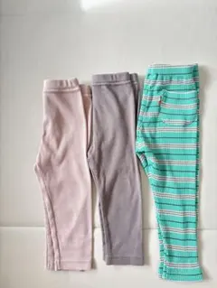 Ocean&Ground ベビーレギンス 3点セット 80