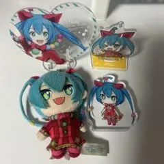 プロセカワンダしょ初音ミク ぬいぐるみキーホルダーアクリルスタンドセット