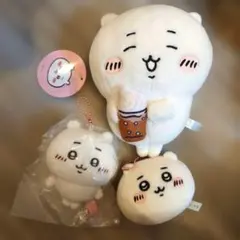 ちいかわ　もちっとぷちミニマスコット　ぬいぐるみ　マスコット　3点セットのサムネイル