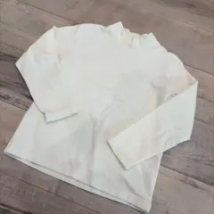 UNIQLO 長袖カットソー 120 ホワイト