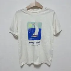 【新品未使用】H&M キッズ Tシャツ AMALFI COAST プリントT 白のサムネイル