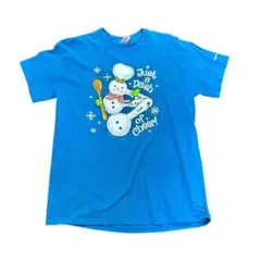 プリントTシャツ　雪だるま　GILDAN インポート　古着8bのサムネイル