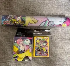 ポケモン　ナンジャモのプレイマットデッキーケース　シールド３点セット