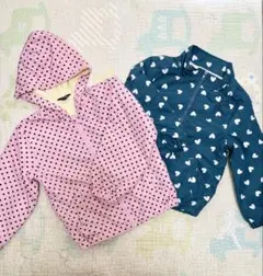 キッズブルゾン ピンクとグリーン 2点セット　まとめ売り